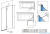 Radaway Torrenta PND II parawan nawannowy 120 prawy przejrzyste 12011203-101R